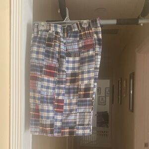 Izod Multicolor Plaid Shorts